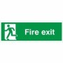 Fire Exit Running Man Left Sign